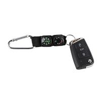 BTOSEP Multifunction Mini Thermometer and Compass Key Ring for Outdoor Camping Hiking Activities
