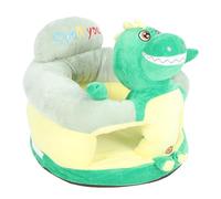 BTOSEP Plush Baby Support Seat Sofa Cartoon Design for Safe Sitting Posture - Ideal for Toddlers and Infants At Home and On-the-Go (Dinosaur)