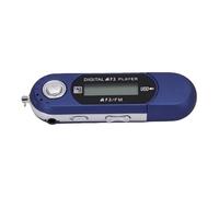 BTOSEP Portable USB Music Player Retro Design Digital Music Player for Everyday Use, Supports MP3 and WMA Formats, 20 Hours Playback, LCD Display (Blue)