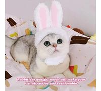 BTOSEP Professional Rabbit Ear Hat Cute Pet Costume Cosplay Cat Cap Accessaries