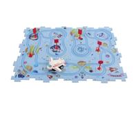 BTOSEP Puzzle Track Game Play Set with Car Road Builder Plane Space Theme Plastic Logical Puzzle Board Game for Kids Age 3 and Above