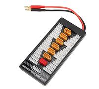 BTOSEP RC Battery Charging Board with Thick Copper PCB and 40A Safety, Ideal for Efficient Parallel Charging of Multiple Batteries - 1 Unit (Black)