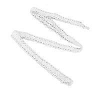 BTOSEP Retro Lace Trim Clear Pattern Cotton Thread for Clothing and Floral Designs 20 Yards (White)