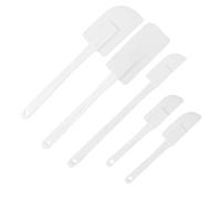 BTOSEP Silicone Wax Spatulas Set Non Stick 5pcs Reusable Waxing Applicator for Home Salon Use Mixing and Stirring