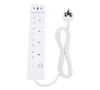 BTOSEP Smart Power Strip with 4 Individually Controlled Outlets and 3 USB Ports for Home Use Durable PC Material