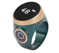 BTOSEP Smart Ring Counter Adjustable Electronic Finger Ring Counter with LCD Display for Daily Use Sports and Work (Green)
