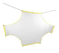 BTOSEP Soccer Goals Net Durable Rebound Target Net for Youth Football Training 10 Fixed Hole Positions Polyester Material (5-a-side target cloth)