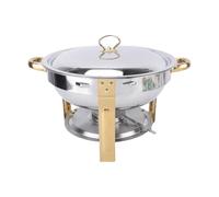 BTOSEP Stainless Steel Buffet Chafing Dish Elegant 4.5L Server for Corporate Events Catering