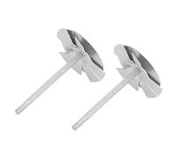 BTOSEP Stainless Steel PVC Pipe Reamer Socket Saver Bit for 1/2in Electric Drill - 2 PCS Easy Installation Plumbing Tool