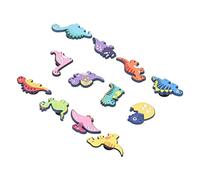 BTOSEP Stylish Dinosaur Shoe Charm Set 12Pcs PVC Accessories for Slipper Decor
