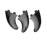 BTOSEP Surfboard Fins Durable Fin Set for Longboard Paddleboard, Easy to Use for Various Sea Conditions PVC