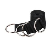BTOSEP Swing Rope Tree Hanging Straps Kit for Outdoor Fun, Heavy-Duty, Adjustable Straps, Black, 2 Units