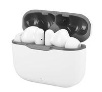 BTOSEP T06 Bluetooth 5.0 Earphone Stylish True Wireless Earbuds with Noise Reduction for Sports Activity Ergonomic Design Black White (White with gray)