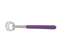BTOSEP Telescoping Back Scratcher Stainless Steel Extendable Massager for Seniors and Friends 22in (Purple)