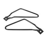 BTOSEP Universal Motorcycle Bag Bracket Heavy Duty Iron Saddlebag Mount for Various Japanese Street Cars Black 2 Units