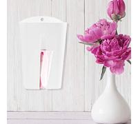 BTOSEP Wall Mounted Trash Bag Holder Stylish Organizer for Kitchen and Bathroom PP Plastic White 9.1x6.7in (White)