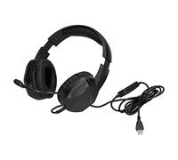 BTOSEP Wired Stereo Gaming Headset Durable Design Immersive Sound for Computer Laptops Game Consoles Black (Without 3.5mm plug)