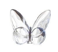 BtpOuy Miniature Glass Ornaments Glass Blown Decorations Colored Glaze Crystal Butterfly Ornaments Clear Glass Accessories for Home Office Desk Decoration for House Car Decor Festival Ornament