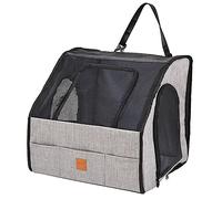 BtpOuy Portable Cat Puppy Bag Trapezoidal Breathable Mesh Dog Carrier Foldable Pet Sling Carrier Small Dog Cat Travel Tote for Pet Outdoor Camping Hiking for Puppies Medium Cats