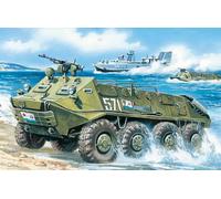 Btr-60p, Armoured Personnel Carrier 1:72 Plastic Model Kit ICM