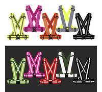 BTR High Visibility Reflective Vest, Sash, Bib, Gilet For Outdoor Sports including,Cycling, Jogging, Walking, Horse Riding