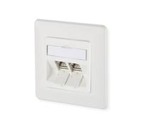 BTR MODUL UP CAT 6A 270° 2 Port