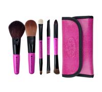BTRAVEL-PK | Brush Essentials Pink 6pc Travel Kit