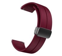 BTRHKMN 20mm 22mm Silicone Strap For Venu4 3 Sq 2 Watchband For Forerunner 165 265 570 255 245 55 Magnetic Buckle Bracelet