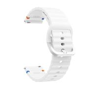 BTRHKMN Silicone 20mm22mm Watchband For GTR 4 3 Pro/2e/GTS 4 3 Bip 6 5UNITY/Active 2 Replace Bracelet Strap(White,1Pcs 20mm)