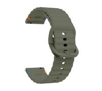 BTRHKMN Silicone 20mm22mm Watchband For GTR 4 3 Pro/2e/GTS 4 3 Bip 6 5UNITY/Active 2 Replace Bracelet Strap(Army Green,1Pcs 22mm)