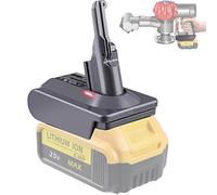 BTRUI for Dyson V7 Battery Adapter for Dewalt 18V/20V Battery Convert to for Dyson V7 Animal Cordless Stick Vacuum Cleaner Handheld Vacuum Converter (DW20V7 Adapter only)