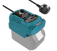 BTRUI Mini Charger for Makita 18V Battery, 1/4 Size for DC18RC, Compatible with Makita 18V BL1850B BL1860 BL1830 BL1840 BL1815 BL1430 (Only for 18V Battery)