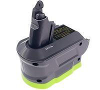 BTRUI V6 Adapter for Ryobi 18V Lithium Battery Convert to for Dyson V6 Absolute Motohead Animal Mattress DC58 DC59 DC61 DC62 SV04 SV09 Handheld Vacuum Cleaner