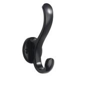 BTRYLDCFA Coat Hooks Creative Wall Hook Gold Clothes Hooks Wall Storage Towel Hook Coat Rack for Bathroom Kitchen Multifunctional Home Accessories(Black)