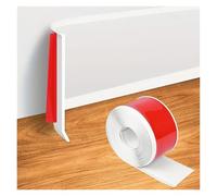 BTRYLDCFA Frame Baseboard 1PC 118.11inch PVC Baseboard Flexible Self-Adhesive Wall Border Sticker Waterproof Waist Line Wallpaper(White)