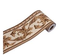 BTRYLDCFA Frame Baseboard DIY Self Adhesive Wallpaper Border Waterproof 10M Bathroom 3D Wall Vinyl PVC Stickers Roll Waistline Kitchen Room Decor(B3208)