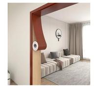 BTRYLDCFA Frame Baseboard Self-Adhesive Wood Grain Door Frame Decorative Stickers Line Skirting Border Waistline(Wine red,15cmX5M)