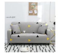 BTRYLDCFA One Piece Sofa Cover Milk Silk Printing Series Double Sofa Cover L-Shaped Sofa Slipcover(Thoughts,235-300cm)