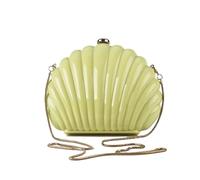 BTRYLDCFA Shell Clutch Bag Lady Mini Shell Bag Luxury Designer Made Up & Phone Carrying Cases Yellow Beige Pouch Cute Shoulder Totes