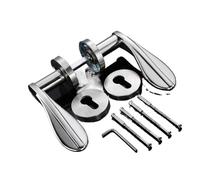 BTRYLDCFA Universal Door Handle 1set Stainless Steel Universal Door Knob Bedroom Split Door Lock Handle Door Handle Hardware Door Handles for Interior Doors(D)