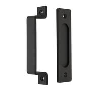 BTRYLDCFA Universal Door Handle Universal Barn Door Handle Double Sided Design Door Handle Home Hardware Accessories(9871 Black 160)
