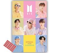 BTS Calendar 2026 Bangtan Boys A3 Wall Calendar Gift Present with Free Organising Stickers