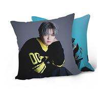 BTS merchandise BTS Jungkook Jimin V Suga Jin JHope Character Poster Double Sided Print Bedroom Couch Sofa Square Pillo 45cmx45cm