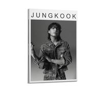 BTS Poster Jimin Jungkook VWall Art Canvas Poster Music Albums And Movies Decoration Artwork Gifts Room Aesthetics 08x12inch(20x30cm) Frame-style