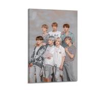 BTS Poster Jimin Jungkook VWall Art Canvas Poster Music Albums And Movies Decoration Artwork Gifts Room Aesthetics 24x36inch(60x90cm) Frame-style