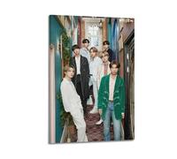BTS Poster Jimin Jungkook VWall Art Canvas Poster Music Albums And Movies Decoration Artwork Gifts Room Aesthetics 24x36inch(60x90cm) Frame-style
