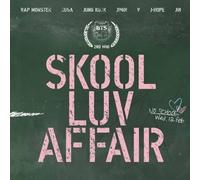 BTS - Skool Luv Affair (2nd Mini Album) CD + Photo Booklet + BTS Folded Poster + Postcard + BTS Sticker + Double-sided Photo + extra Photocard