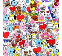BTS Stickers, 164 Pieces BTS Stickers, Kpop BTS Stickers, BTS Stickers, Waterproof Vinyl, Decorative Stickers for Car, Laptop, Suitcase, Bicycle, Scrapbooking, Gift for Adult Children