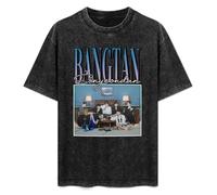BTS T-Shirt Graphic Tee Printed Top Mens Black Shirt L
