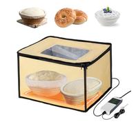 BTSAE Bread Proofer with Heater, Dough Proofer with Temperature Probe and Window, Proofing Box with Timer and Temperature Control, Sourdough Starter Kit, Pizza Making Accessories